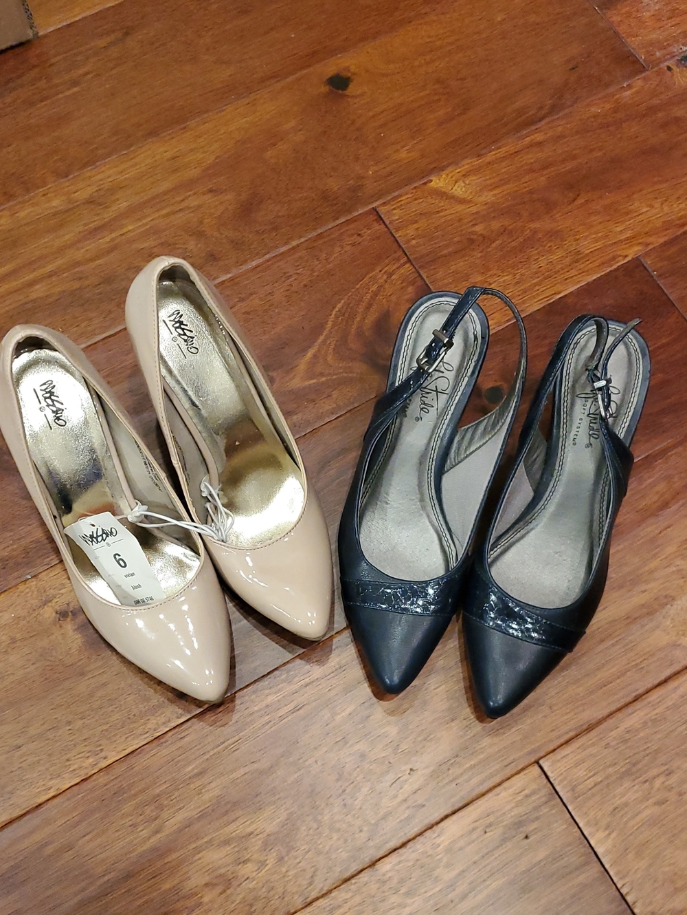 Set Of 2 Women's Dress Shoes Size 6 - Massino High Heel & Life Stride Slingback